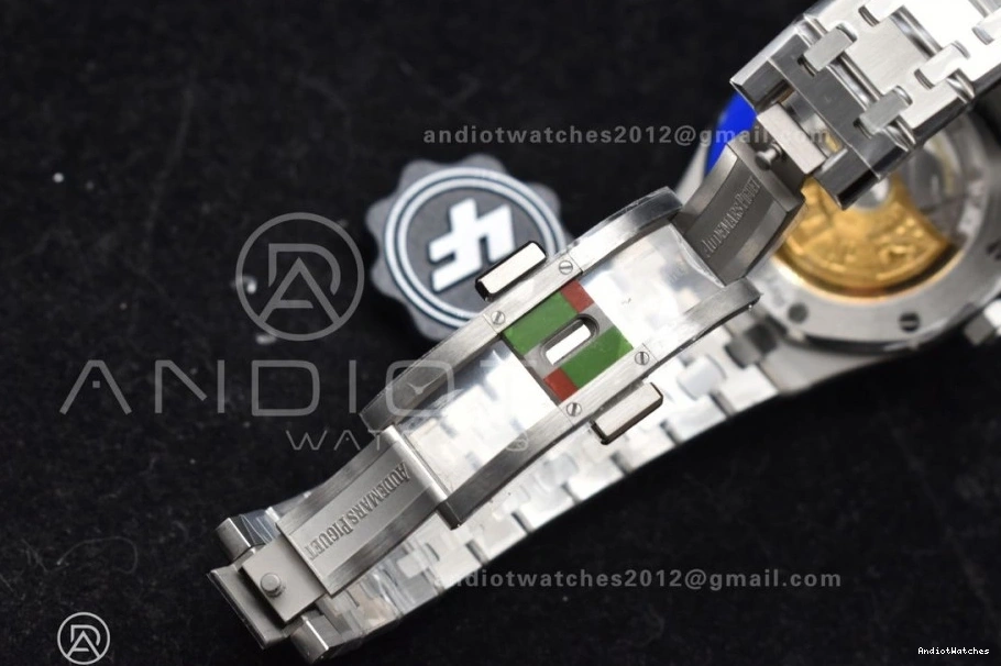 Royal Oak Gray Edition 1030 on 37mm Super SS Textured SS Bracelet Best SA3120 1:1 ZF Clone Dial 15450 MultiPurpose 0524